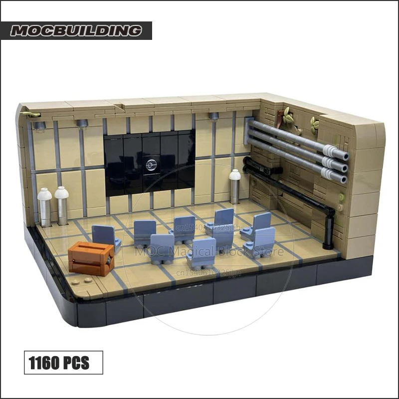 Rebel Base Briefing Room Bricks Star Movie Model Moc Building Technology DIY Assembly Sets Collection Toys Xmas Gifts