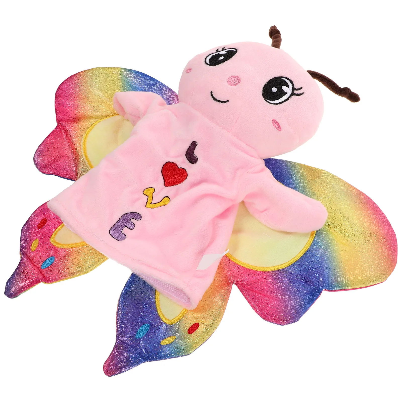 Adorable Cartoon Animal Hand Puppets for Storytelling Pretend Parent Child Bonding Farm Butterfly
