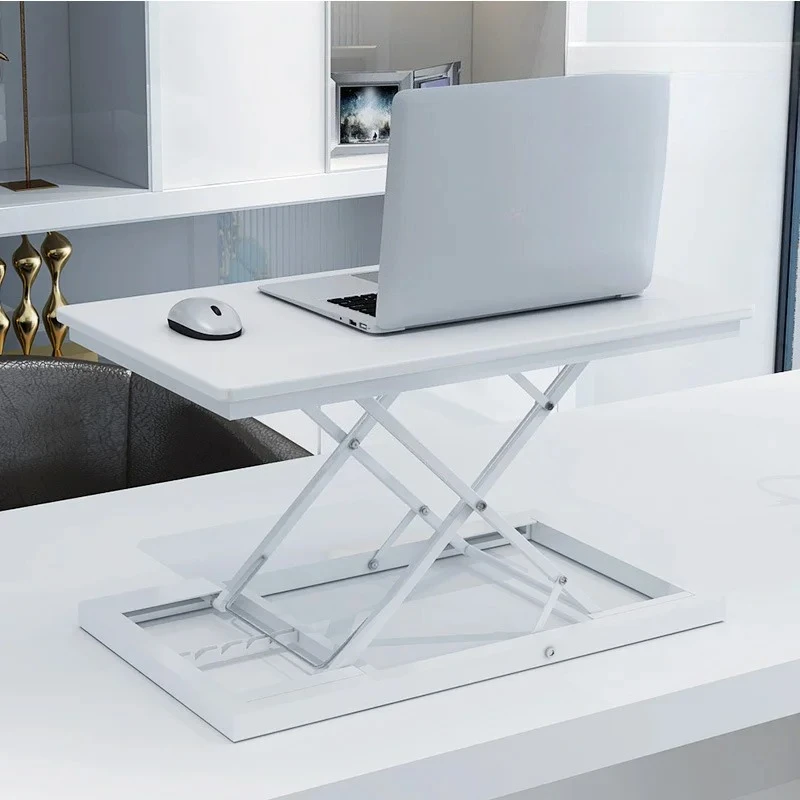 Single Top Height Adjustable Standing Desk Converter Sit Stand Tabletop Monitor & Laptop Riser Platform Workstation for Office