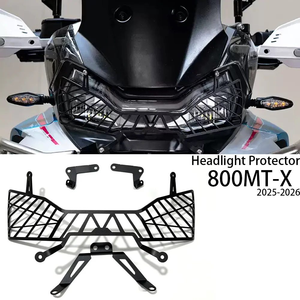 

For CFMOTO 800MT-X 800 MT-X MTX800 IBEX 800 800MTX 2025-2026 Headlight Protector Grill Headlight Protection Grille Guard Cover