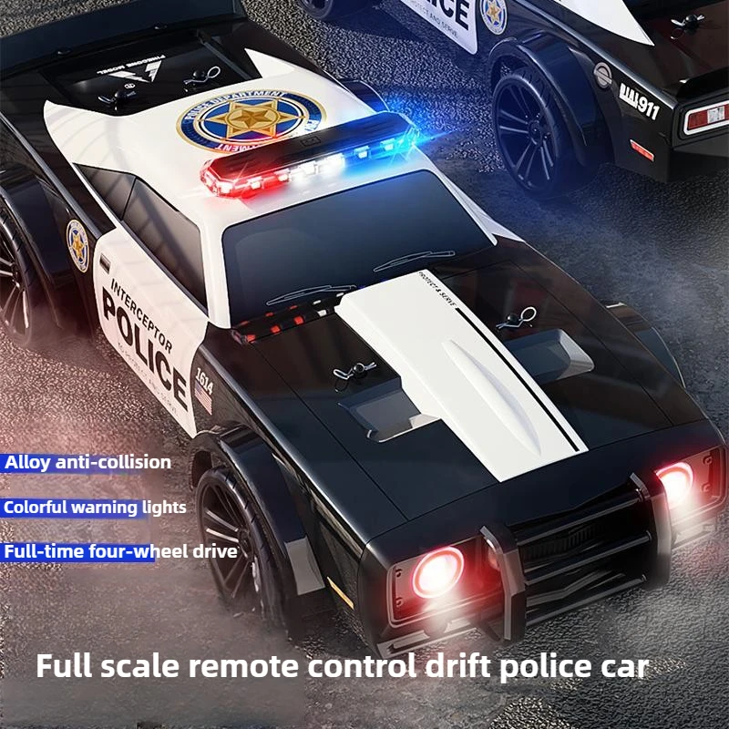 2025 New Product RC1: 16 High Speed Muscle Four-wheel Drive Remote Control Police Car SG-1614 Simulation Model Boy Toy