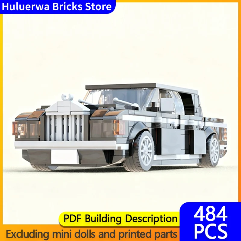 

Модель скоростного гоночного автомобиля MOC, строительные кирпичи, серебряная шпора, лимузин, модульная технология, детские праздничные подарки, сборные игрушки, костюм