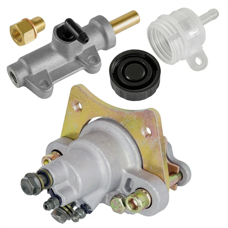 

Compact Silver Brake Caliper With Master Cyl / Reservoir For Polaris Sportsman 400 500 600 700 2003-2004