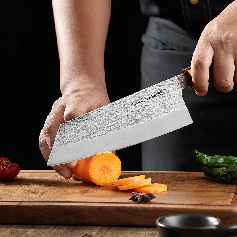 Professionelles japanisches Kochmesser, handgeschmiedeter Stahl, Fisch, Obstmesser, Metzger, Fleisch, Schneiden, Hackmesser, Küchenmesser mit