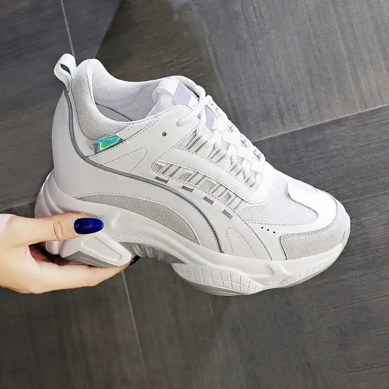 

Autumn Women's Flat W Casual Sneakers New Sle Comfortable Faion Single oes round Toe Slip-On Cotton Upper PU Insole