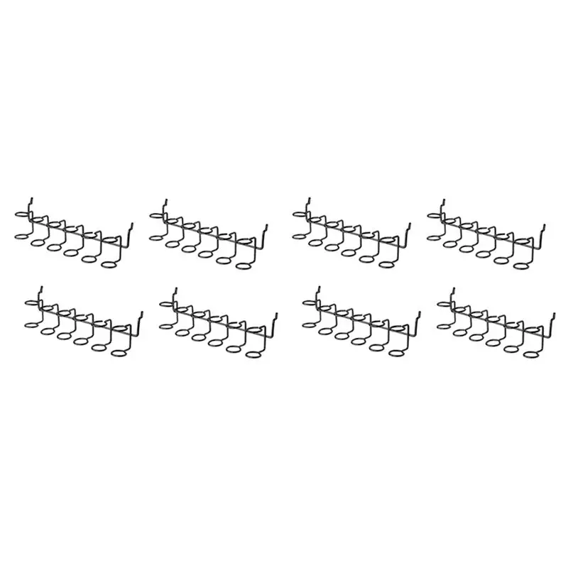 A19F-8 Pcs Screwdriver Holder Pegboard Multi-Tool Holder Accessory Pegboard Accessories Multi-Ring Tool Holder For Pegboard