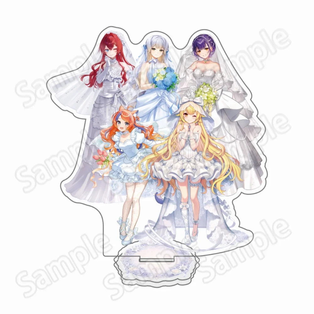 NIJISANJI Vtuber Anime Acrylic Stand Figure Keychain 15cm Desktop Ornament Decor Fans Collection Birthday Gift