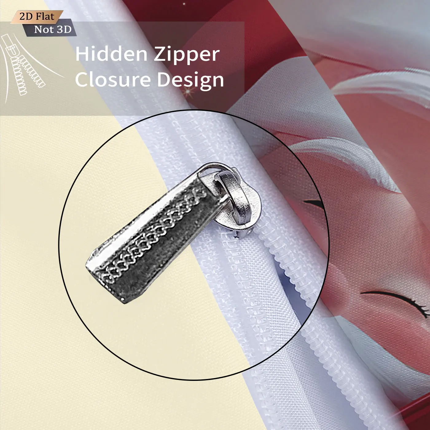 طقم غطاء لحاف بدون قلب مطبوع باللون الأحمر سانتا كلوز مكون من 3 قطع، مفروشات غرفة نوم متعددة الحجم، ديكور للعطلات، قابل للغسل في الغسالة