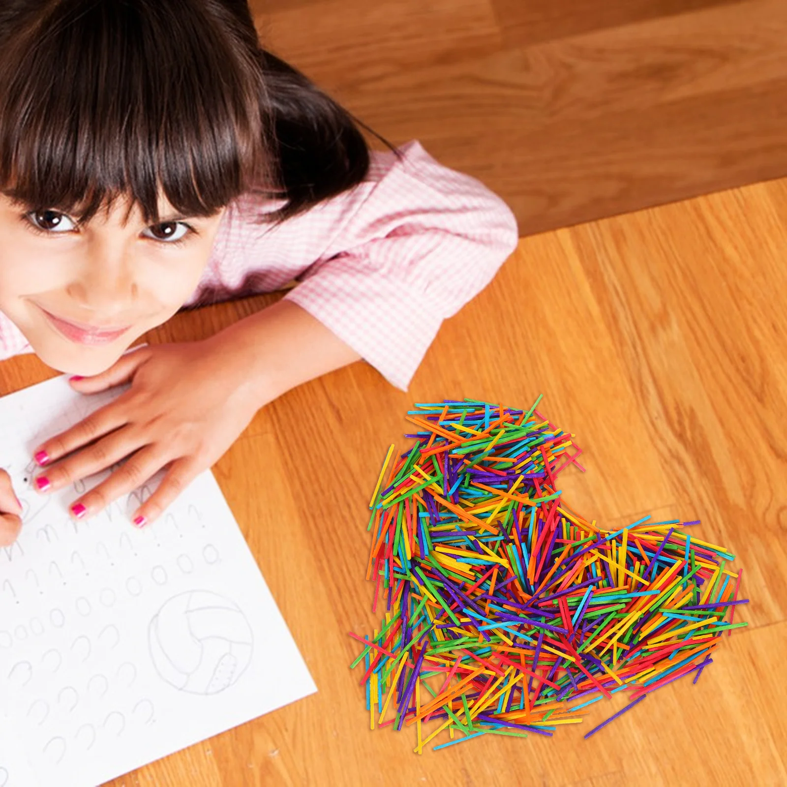 Bâtons artisanaux en bois, petits chevilles carrées, projets de bricolage, manipulation amusante et sûre, scénarios d'utilisation polyvalents, 1000 pièces