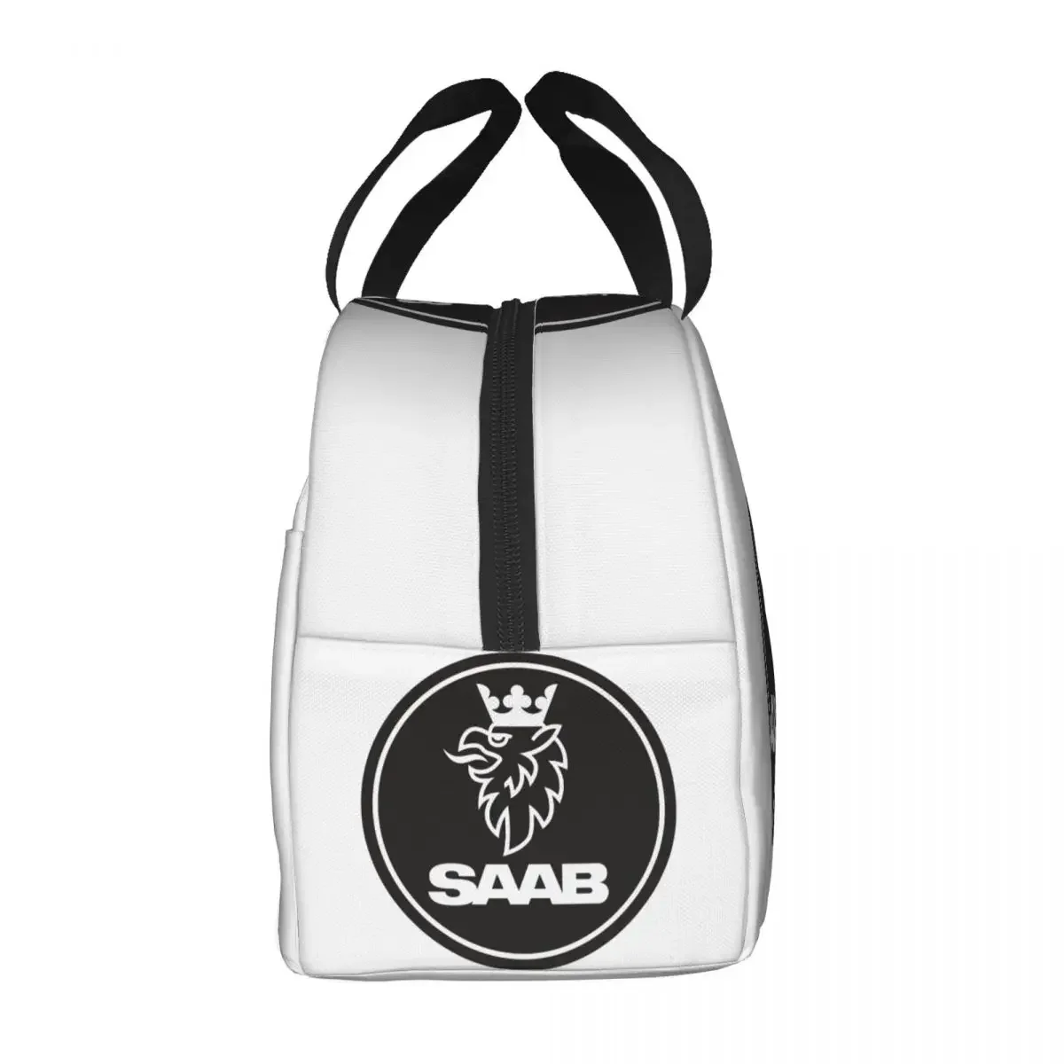 Custom Swedish Saabs Scanias Thermal Insulated Lunch Bags Women Resuable  Tote for Outdoor Camping Travel Storage Food Box