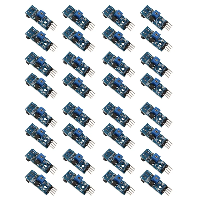 

A29F-32Pcs TCRT5000 Инфракрасный отражающий датчик ИК-фотоэлектрический переключатель Барьерный линейный трековый модуль для Arduino Smart Car Robot