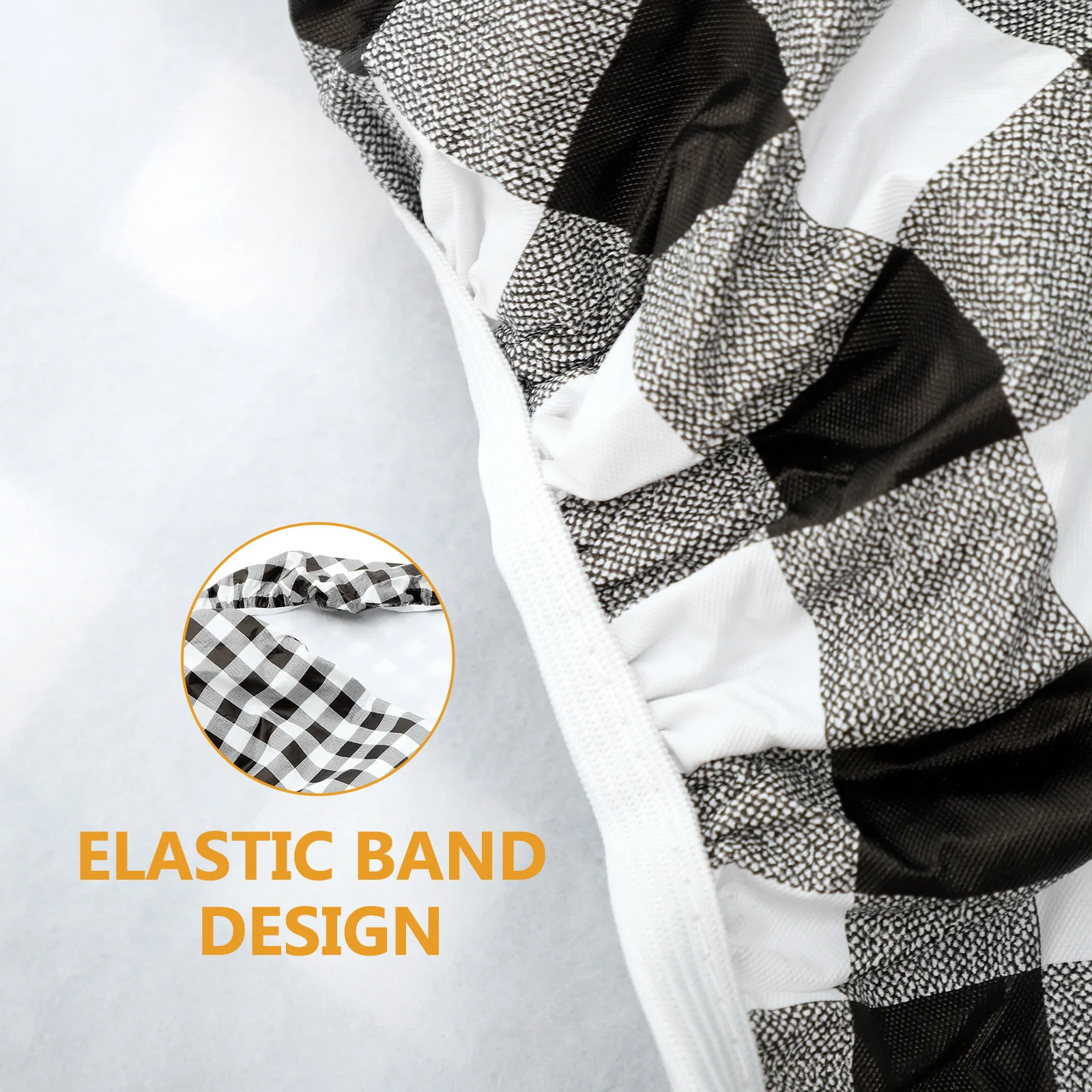 

1Set Waterproof Picnic Table Cover Fitted Elastic Edges for Outdoor Table Protection Stretchable Camping Tablecloth with Bench