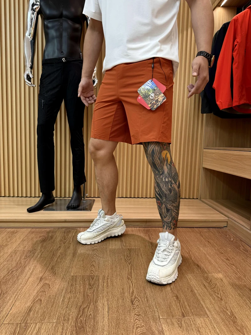 

Легкие дышащие уличные мужские спортивные брюки премиум-класса в стиле пэчворк, летние повседневные брюки с прямыми штанинами