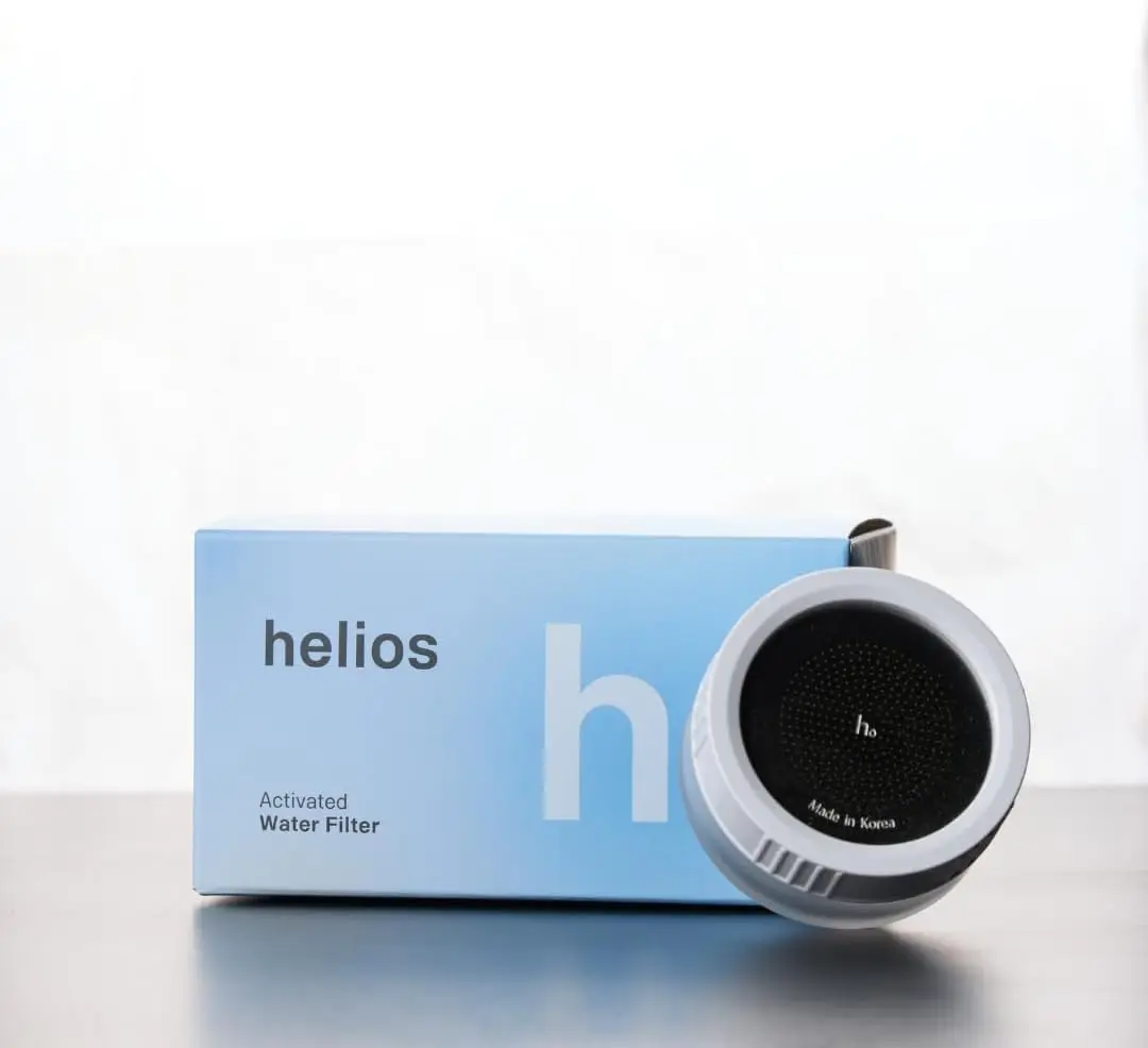 

Helios Skincare Filter, Bathroom Sink Faucet Filter, For Women/Men all Ages, Removes Chlorine 99%, Hydrate Skin, Vitamin-C Infus