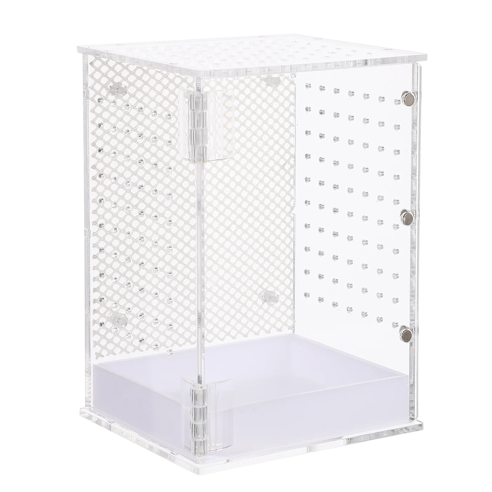 Spiderverse Reptile Pet Terrarium Tarantula Enclosure Mantis Holder Incubator The Fence Feeding Container White Snail