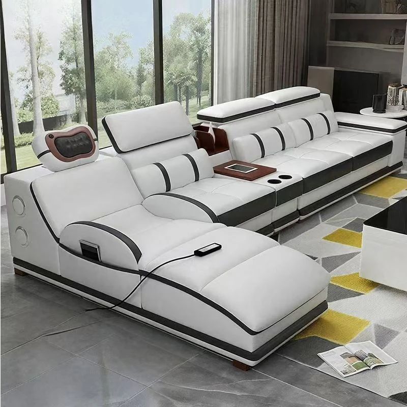 Sofa Italian minimalist living room intelligent multi-functional sofa
