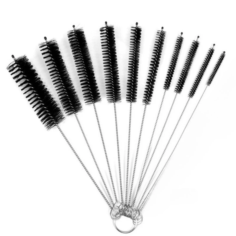 Nylon Brush Multi-Functional Tools Set Spray Brush Cleaning Drink Straws Sewing Machines Paint Spray Guns Cleaning Brush