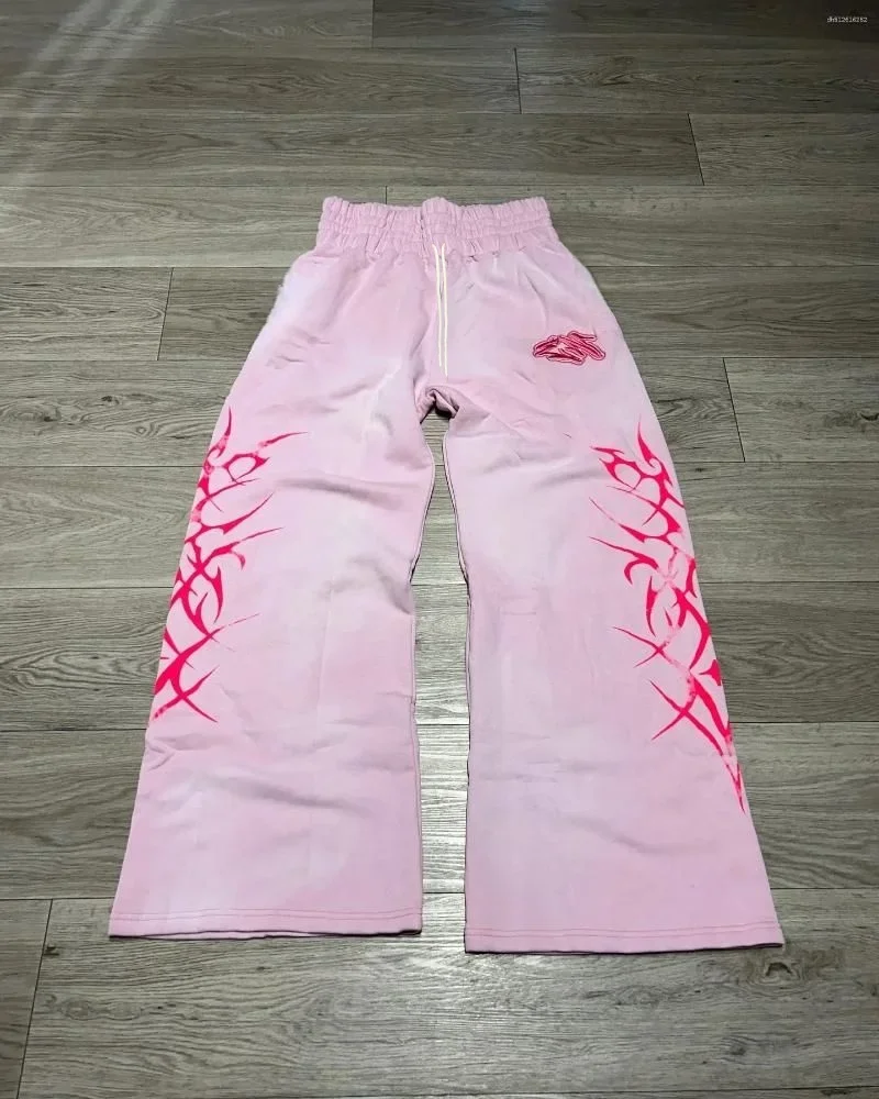 2026 New Style Unisex Casual Trousers Multi‑Color Side Thorn Tribal Pattern Print Splatter Dot Hip Hop Streetwear Pants kids