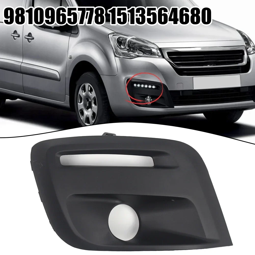 

Car Front Bumper Fog Lamp Grille Car Foglight Grille Direct Installation Easy To Use High Universality Fitment