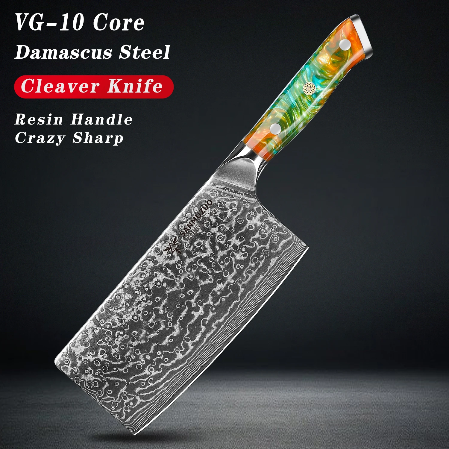 SANMUZUO Chinese Chef Knife - 7