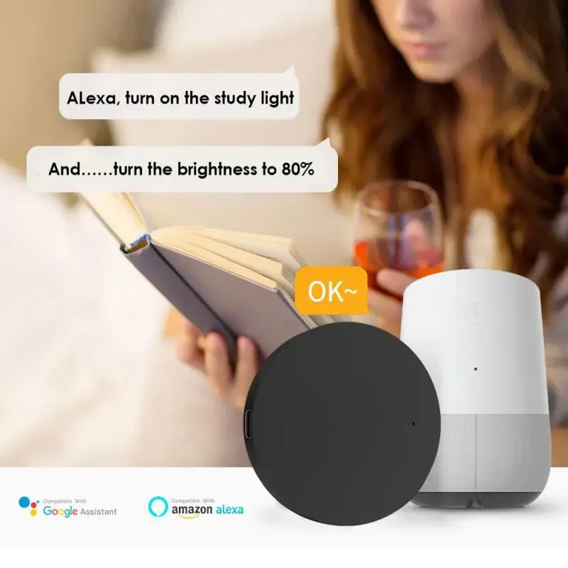 TUYA Smart Home Wifi pilot zdalnego sterowania inteligentne WiFi uniwersalny na podczerwień do TV DVD AUD AC działa z Alexa Google Home Yandex Alice