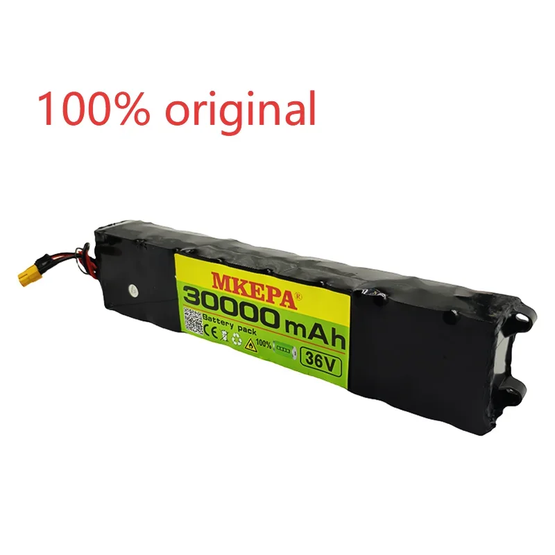 36V  30000mAh 18650 Rechargeable Lithium Battery Pack 10S3P High Power for Modified Bikes Scooter Electric Vehicle