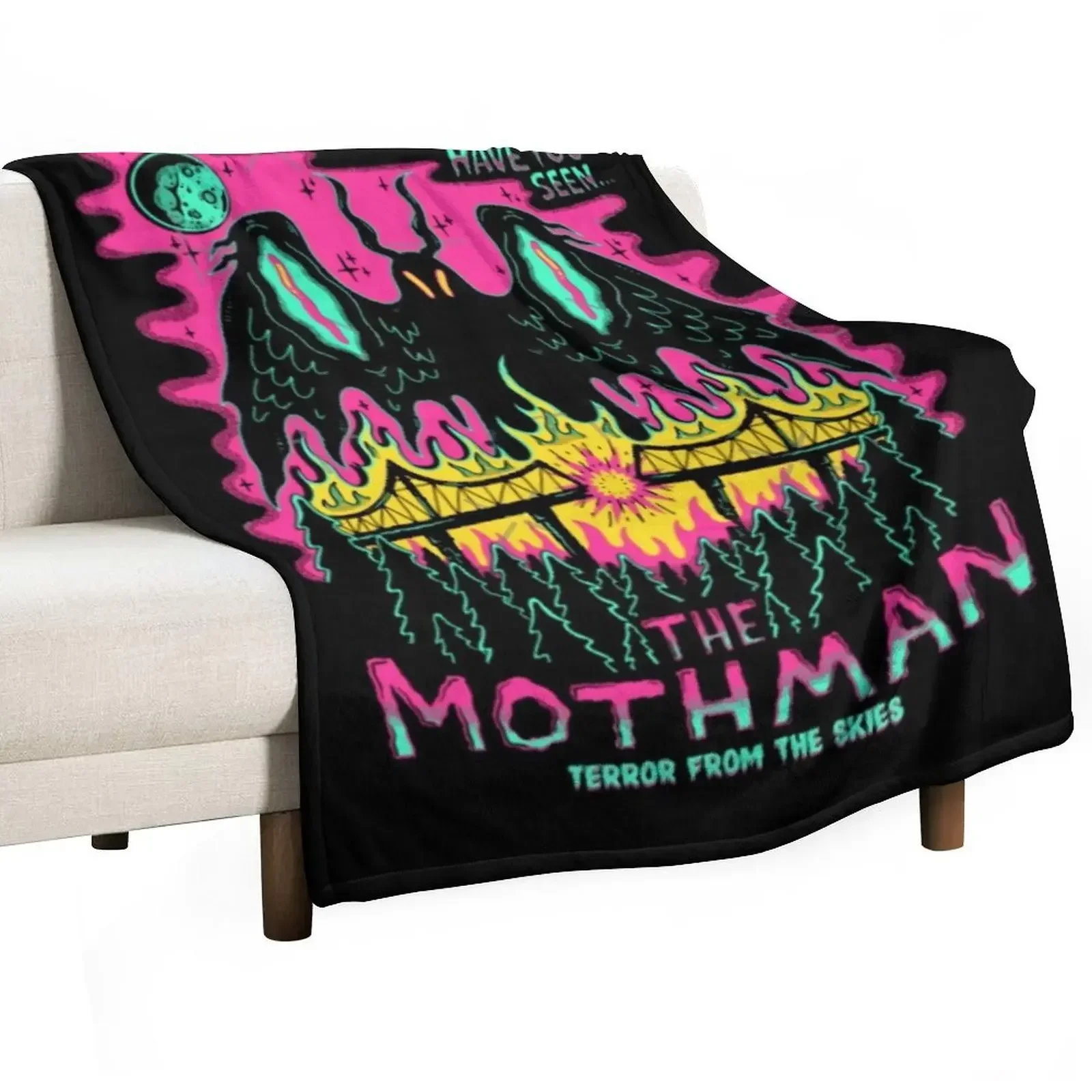 

The Mothman Funny Throw Blanket decorative Luxury Thicken For Decorative Sofa Blankets