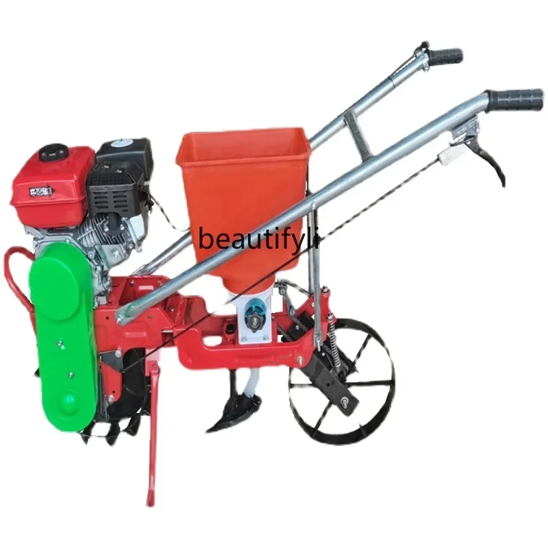 

Gasoline corn seeder peanut corn soybean wheat topdressing hole seeder