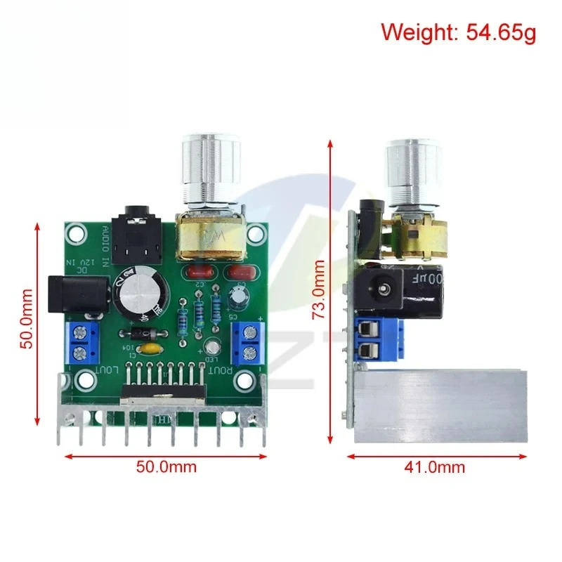 1/3PCS TDA7297 Audio Amplifier Board Module Dual-Channel Parts For DIY Kit Dual-Channel 15W+15W Digital Amplifier