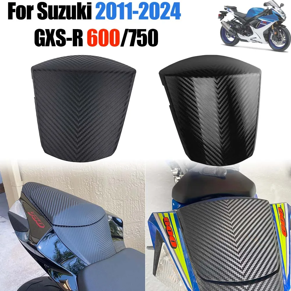 Rear Passenger Seat Tail Cover Fairing Pillion Solo Cowl Carbon Pattern GSXR600 GSXR750 For GSX-R 600 750 K11 2024 Motorcycle