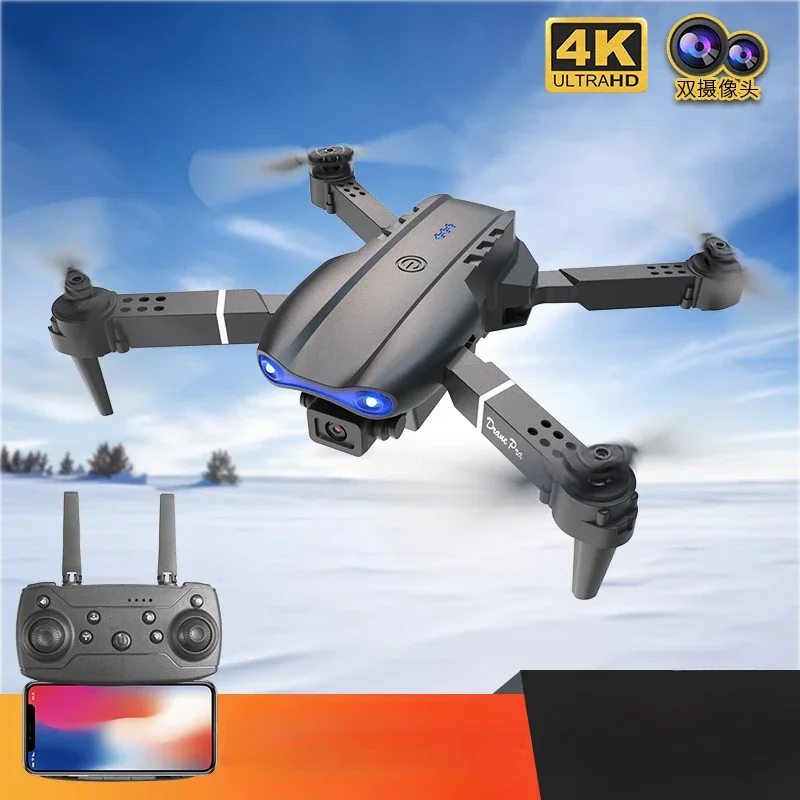 RC Quadcopter 4K Dual Camera Luchtdrone 3-zijdig Obstakel vermijden Op afstand bestuurbaar speelgoedvliegtuig Realtime beeldoverdracht