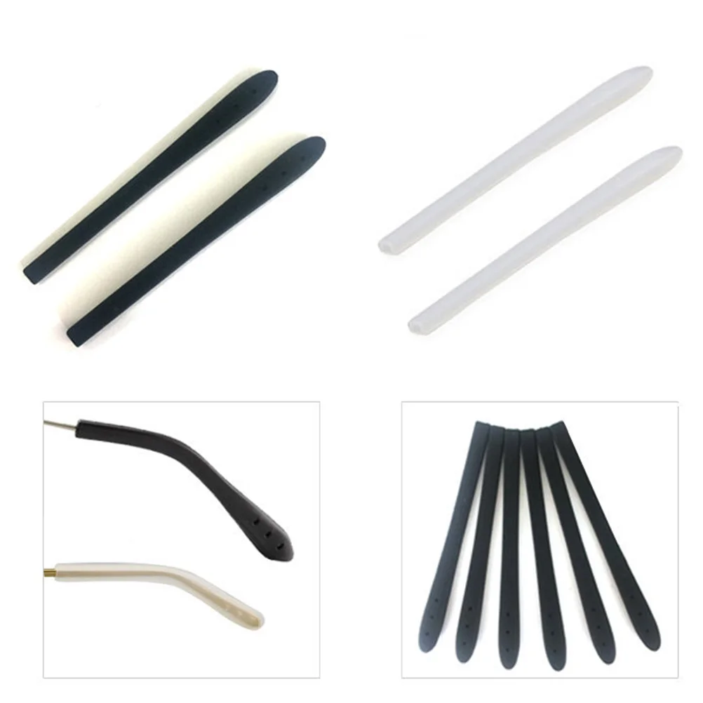 

10Pair Silicone Eyewear Frame Cover Anti-Slip Spectacle Leg Cover Soft Comfortable No Allergy High Temperature Resistant