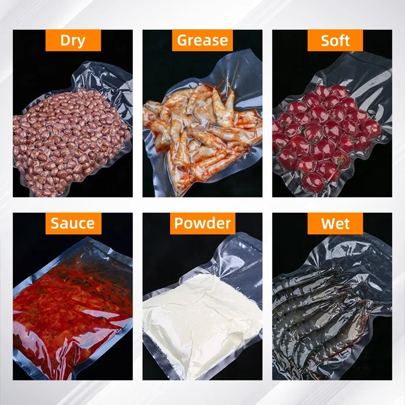 Wysokowydajny, inteligentny, regulowany rozmiar torby Trwały tryb pompuania zewnętrznego Maszyna do pakowania próżniowego w proszku z czystym płynnym sosem