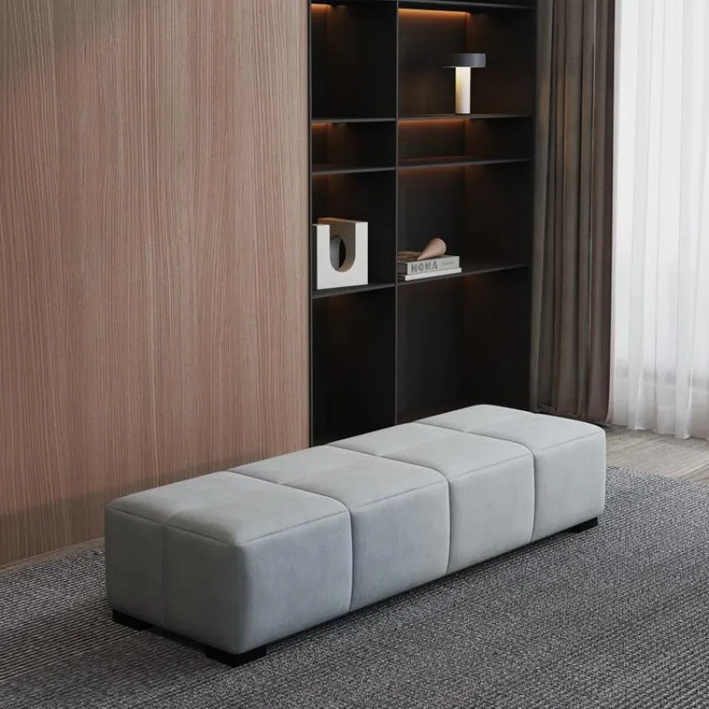 イタリア風ベッドサイドスツール クローク収納 ソファスツール レストベンチ 寝室 ベッド収納 靴交換スツール フットペダル