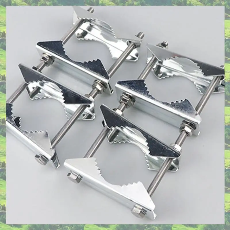

L72A-3 Pack Зажим для двойной антенной мачты V-образный челюстный блок Болты 5,5 дюйма, антикоррозийный сверхмощный монтажный комплект на столб, держатель кронштейна