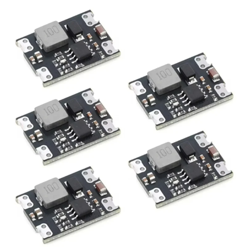 Super Sale 5pc Mini DC-DC Step Down Buck Converter Board 5.5V to 36V Input to 5V 3A 8W Adjustable High Power Supply Module