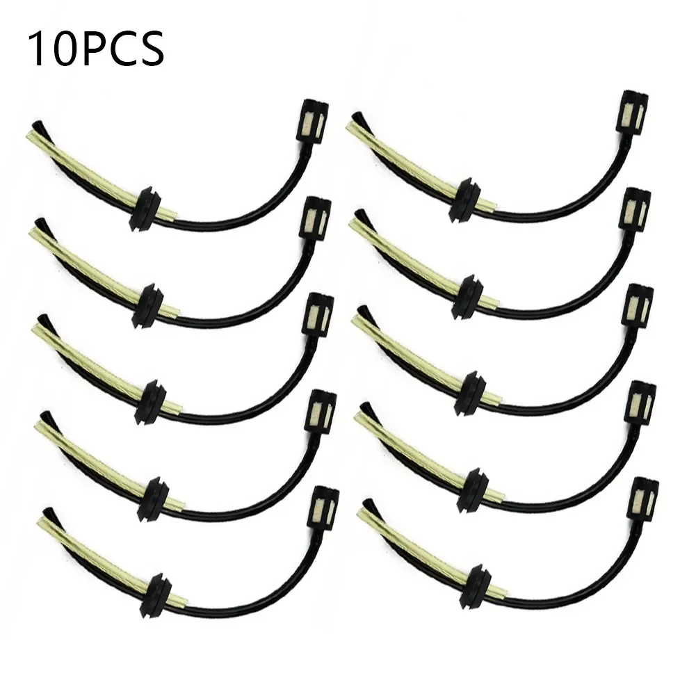 10Pc Fuel Hose Pipe Kit W/ Fuel Filter For 4-Stroke Trimmer Brushcutter Lawnmower Garden Repair Tool Lawn Mower Trimmer Supply