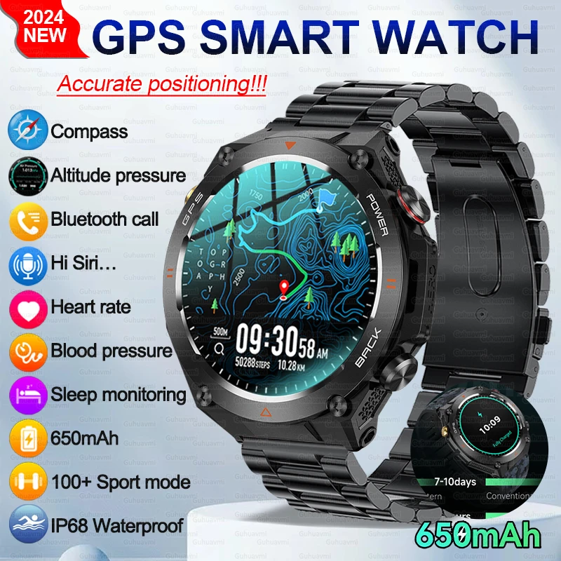 For Xiaomi Outdoor Professional GPS Trajectory Smart Watch 1.45