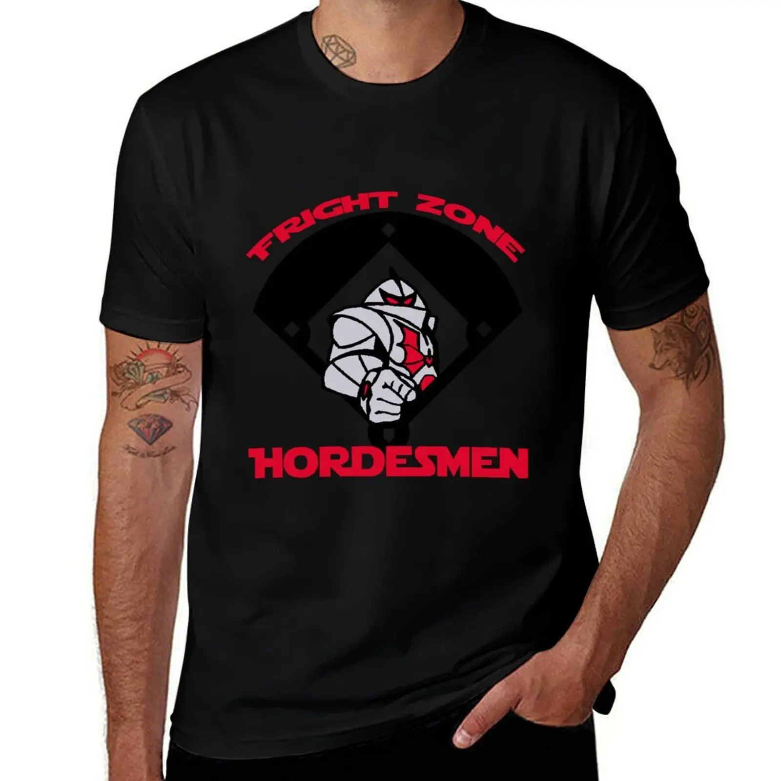 

Fright Zone Hordesmen T-Shirt t shirt for man cotton tshirt 100% T-Shirt