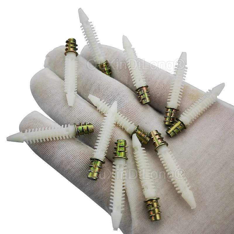 1000Set Aluminum Channel Letter Installation Hook Screw Rod Light-up Letters Assembly Nut Metal Sign Pre-buried Nut GF1534