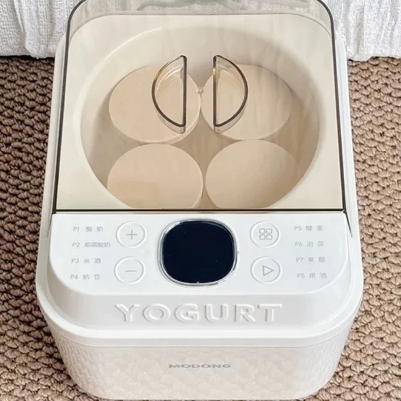 Multifunktionale Joghurtmaschine Leben Enzym Natto Vollautomatischer Reiswein Fruchtsirkig Fermentermaschine mit konstanter Temperatur 1L