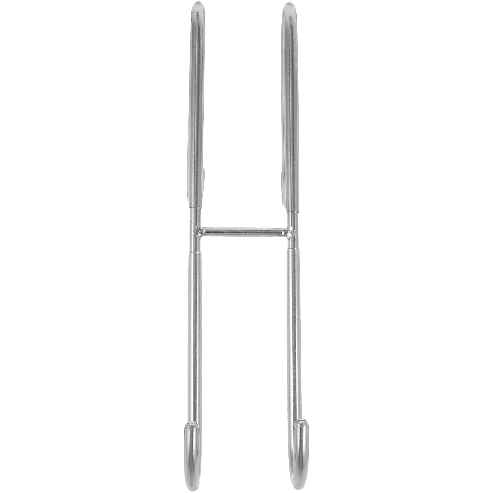 Gancho de Ducha de Acero Inoxidable de Doble Cara para Toallas, Batas, Secador de Pelo, Esponja, para Puerta de Ducha de Vidrio, Resistente, para Colgar en el Baño