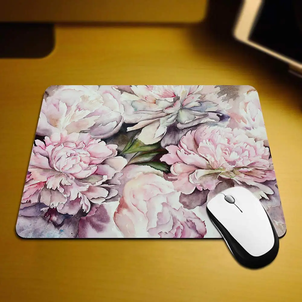 

Hot-Selling Vintage Flowers Plants Printing Mouse Pads Comfortable Gaming Mousepad Mouse Mat Keyboard Mats Desk Pad 22x18cm