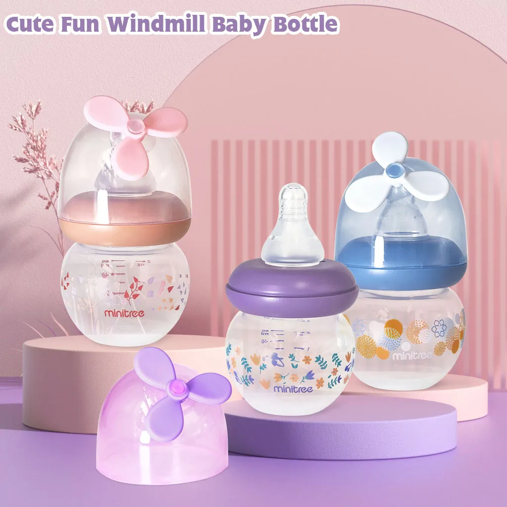 Fantasy Windmill Bottle 60ml for 0-6 months Standard Size Anti-Choking Anti-flatulence The perfect gift for your new baby's day