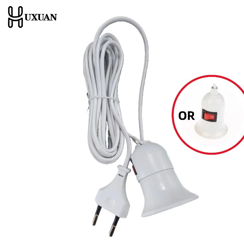 Hängende E27 Lampenfassung mit EU-Stecker, Schalter & 3/5/10m Kabel - zdjęcie 1