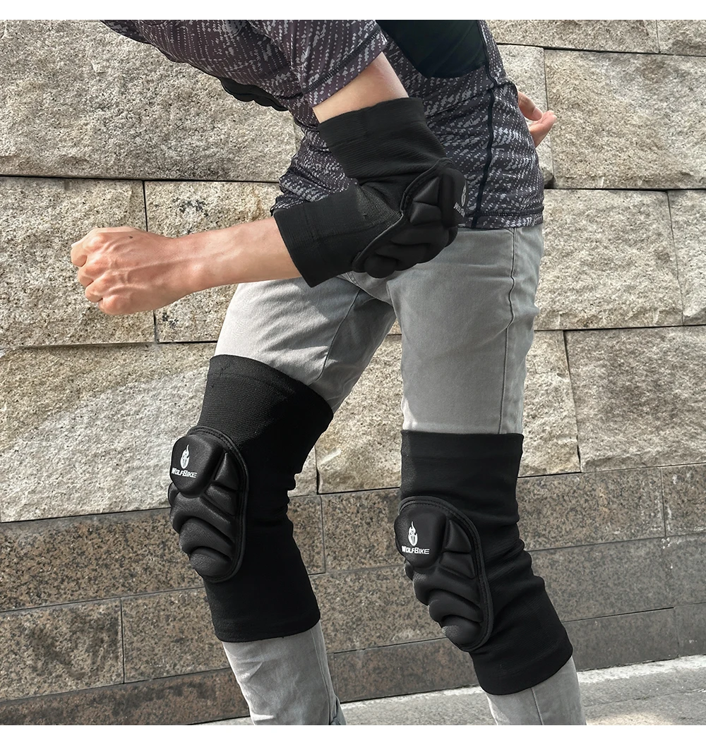 WOSAWE Motorcycle Knee Pads Motocross Racing Elbow and Knee Pads Moto MTB Bike Skating Skateboard Knee Support