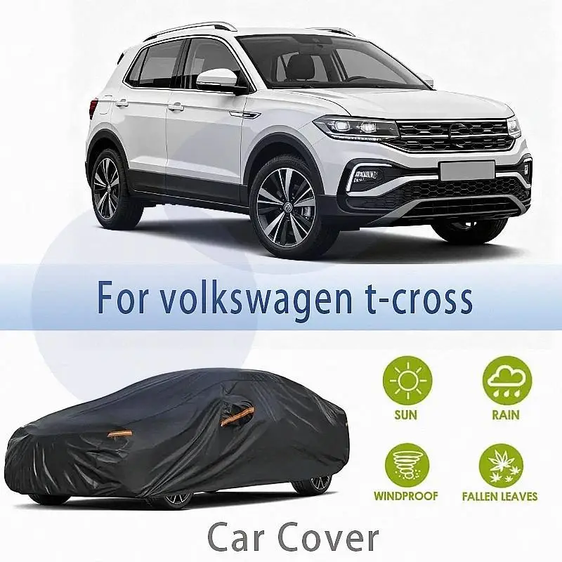 

For Outdoor Protection Waterproof for Volkswagen T Cross Snow Cover Sunshade Dustproof Exterior Accessories Car Covers