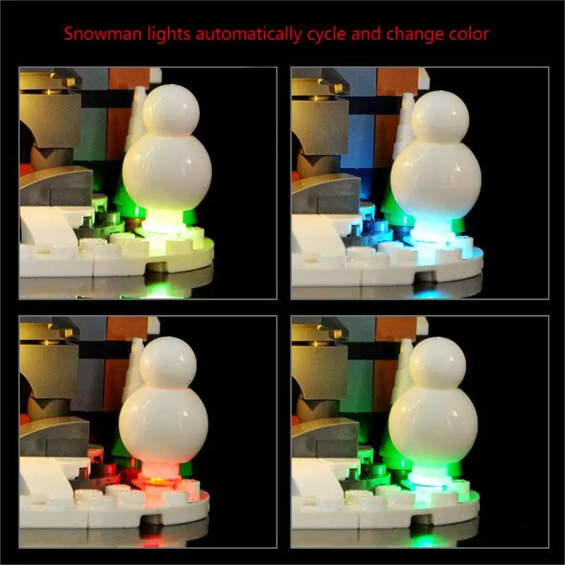 Kit de iluminação LED LYBMTWF compatível com Lego 10339 Santas Post Office Building Model (NÃO inclui os tijolos modelo)