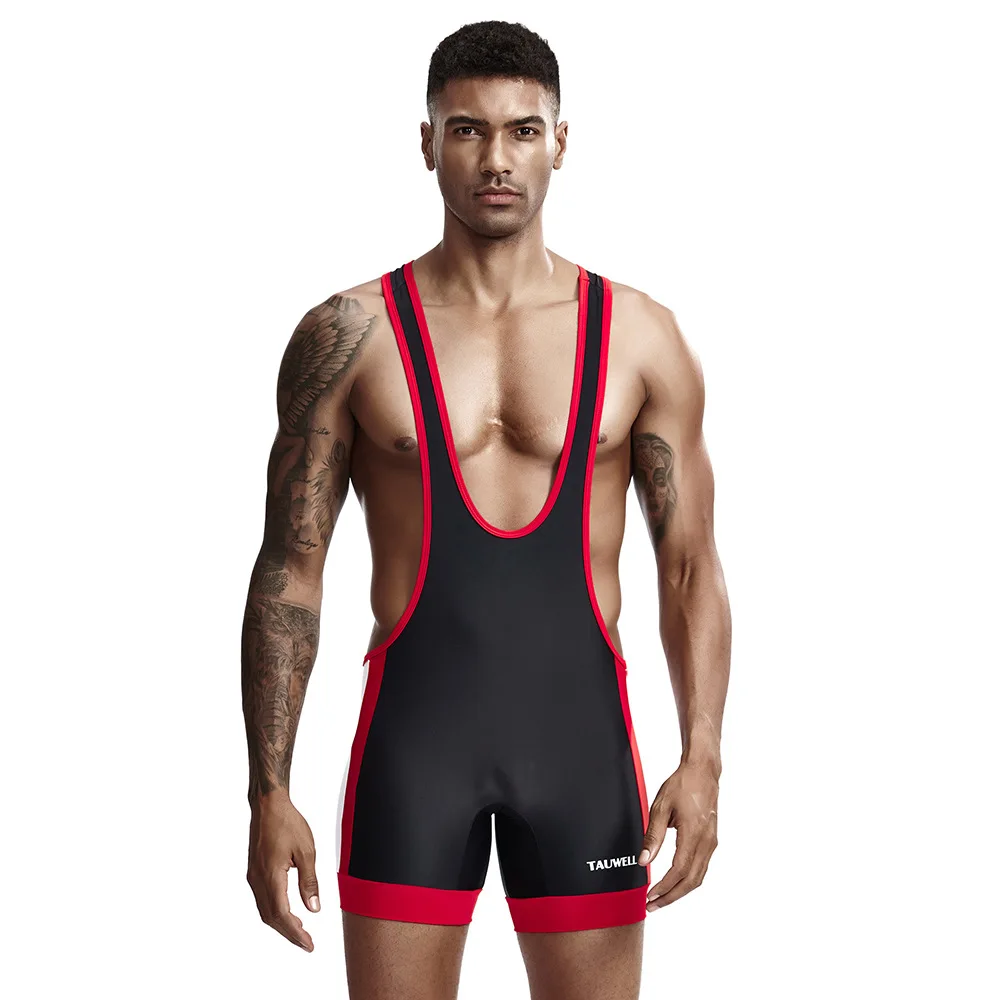 New men's sexy fitness jumpsuit, casual vest, jumpsuit shorts, tight fitting underwear, slimming clothes