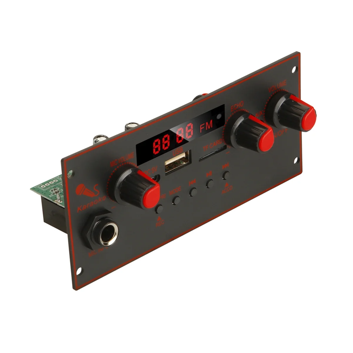 بلوتوث 5.0 MP3 فك مجلس 10 واط مكبر للصوت مشغل الصوت 5 فولت لتقوم بها بنفسك مشغل MP3 سيارة راديو FM وحدة TF USB Mic سجل